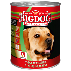 Корм для собак BIG DOG Телятина с сердцем