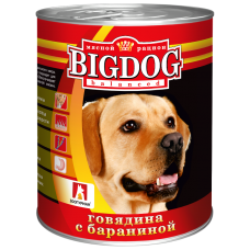 Корм для собак BIG DOG Говядина с бараниной