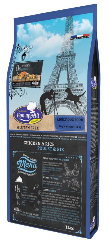 Корм Bon Appetit DOG для собак с Курицей и Рисом