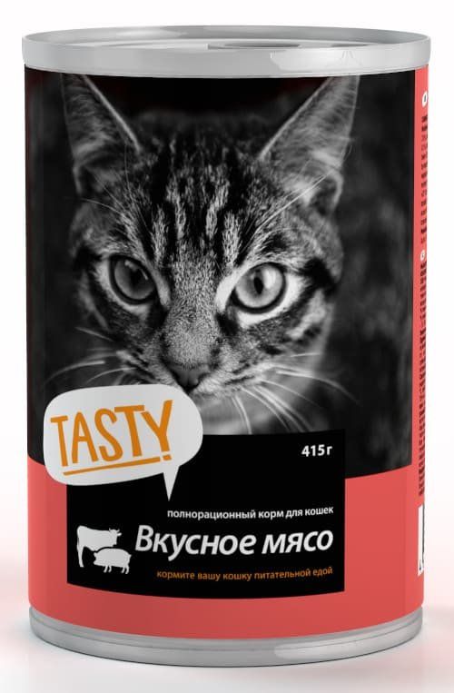 Консервы для кошек TASTY Petfood Мясное ассорти