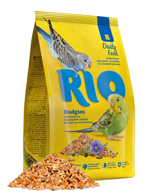 Корм RIO для волнистых попугайчиков основной рацион