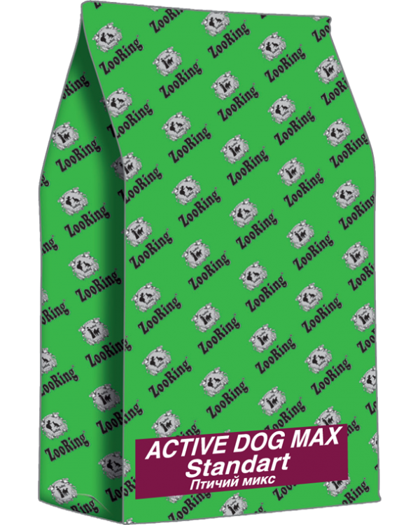 Корм ZooRing Active Dog Max Птичий Микс Стандарт