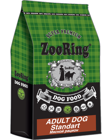 Корм ZooRing Adult Dog Стандарт Мясной рацион