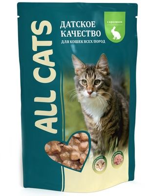 ALL CATS ПАУЧ для кошек  Кролик в соусе
