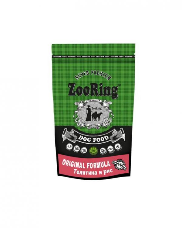 Корм ZooRing Original Formula Телятина рис