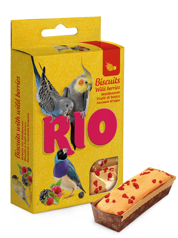 Лакомство RIO Бисквиты для птиц с лесными ягодами