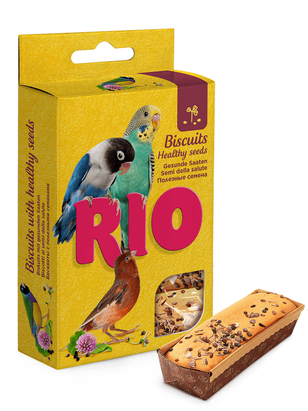 Лакомство RIO Бисквиты для птиц с полезными семенами