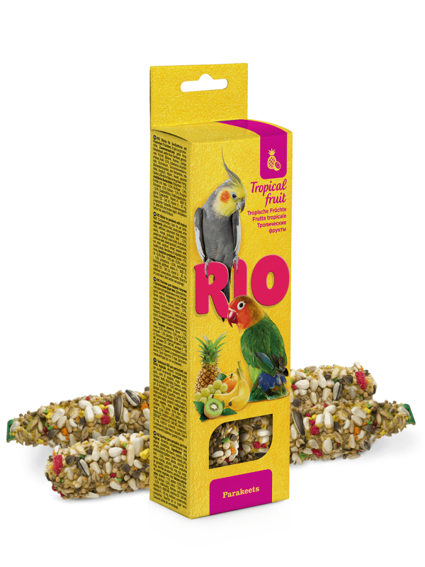 Палочки RIO для средних попугайчиков с тропическими фруктами