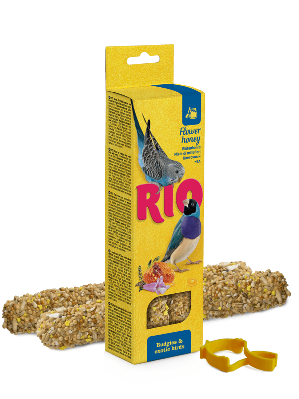 Палочки RIO для волнистых попугайчиков и экзотов с медом