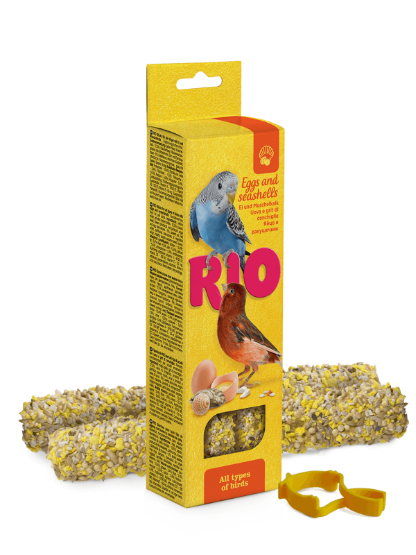 Палочки RIO для всех видов птиц с яйцом и ракушечником