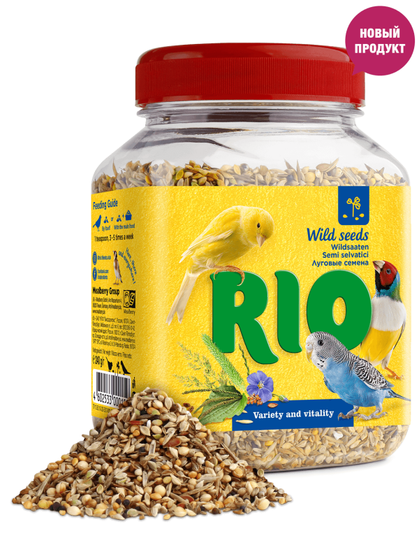 Лакомство RIO для всех видов птиц семена луговых трав