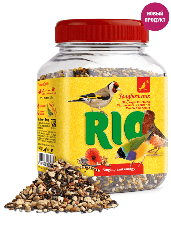 Лакомство RIO для всех видов птиц смесь для стимулирования пения